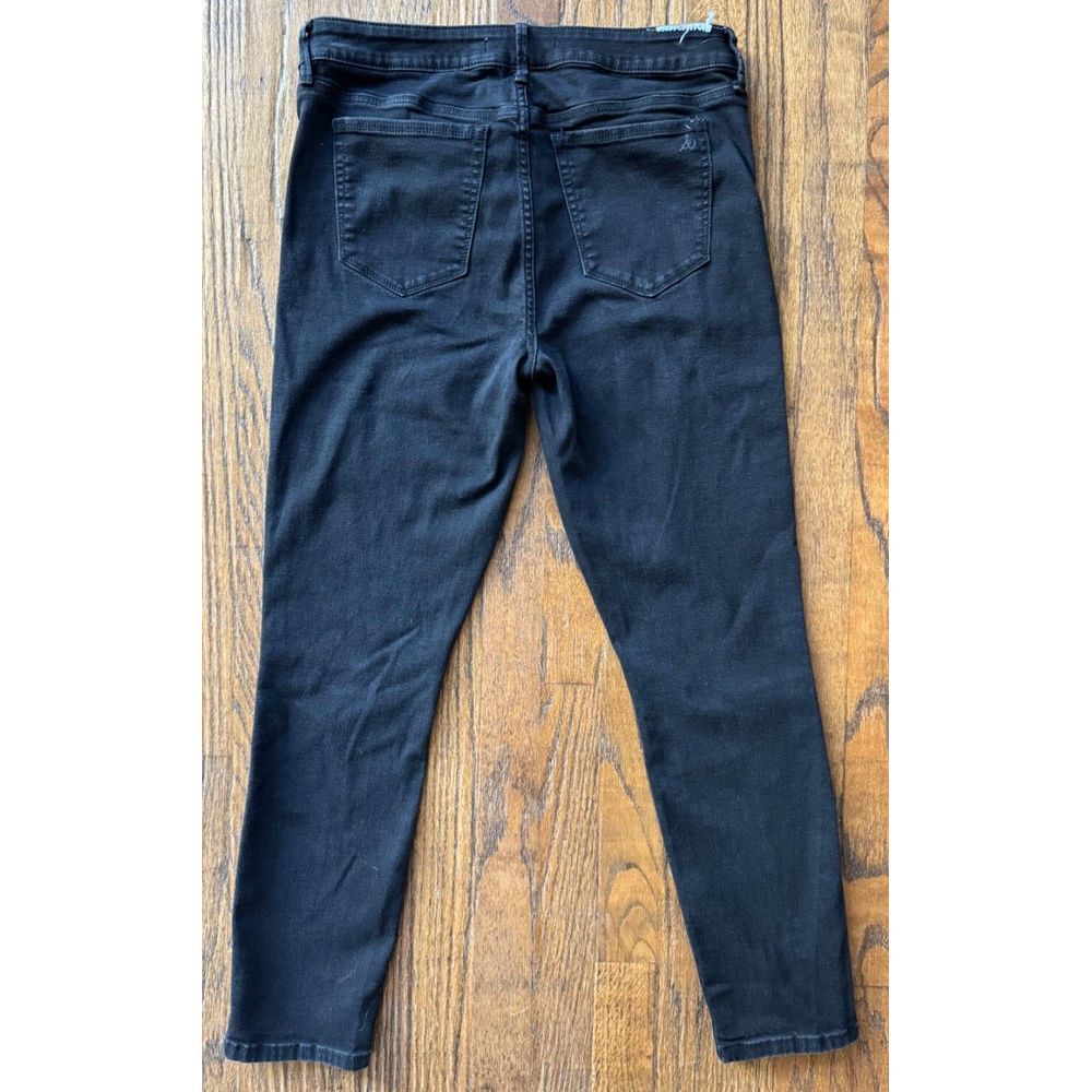 Sam Edelman Black Jeans Women‎ Size 31 The Kitten Mid Rise Skinny Ankle Stretch - Picture 2 of 10